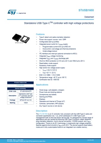  Datasheet Preview Page 1