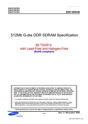  Datasheet Preview Page 1