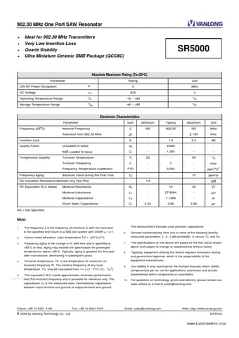  Datasheet Preview Page 1