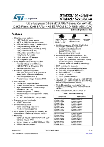  Datasheet Preview Page 1
