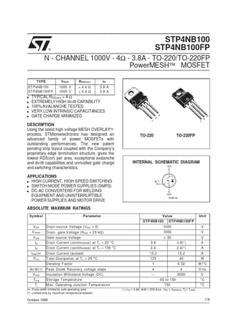  Datasheet Preview Page 1