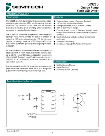  Datasheet Preview Page 1