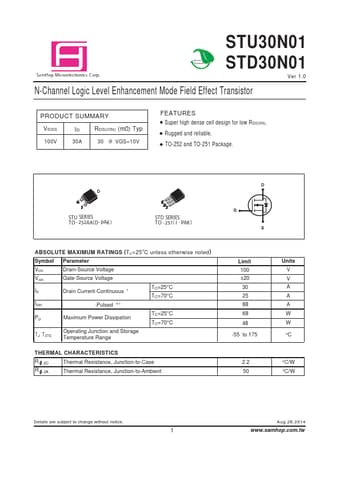  Datasheet Preview Page 1