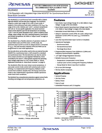  Datasheet Preview Page 1