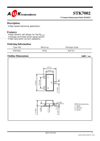  Datasheet Preview Page 1