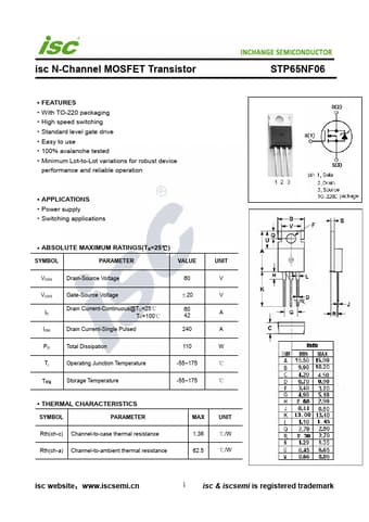  Datasheet Preview Page 1