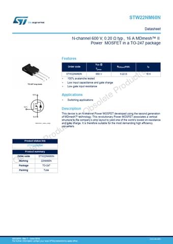  Datasheet Preview Page 1