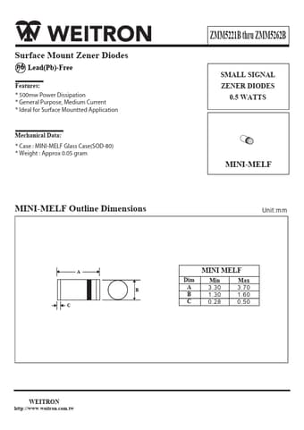  Datasheet Preview Page 1