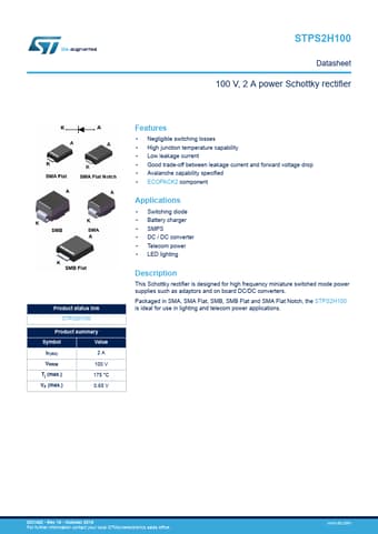  Datasheet Preview Page 1