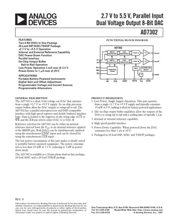  Datasheet Preview Page 1