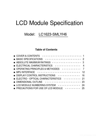  Datasheet Preview Page 1