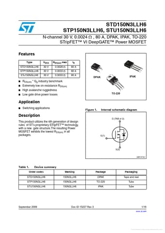  Datasheet Preview Page 1