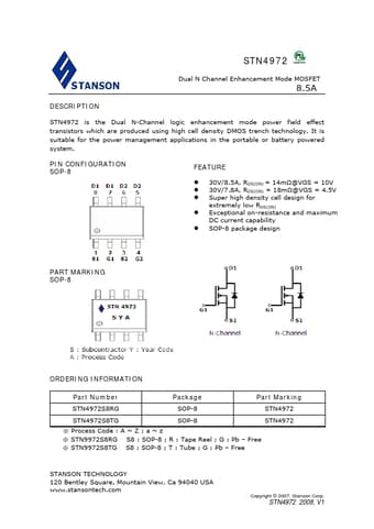  Datasheet Preview Page 1