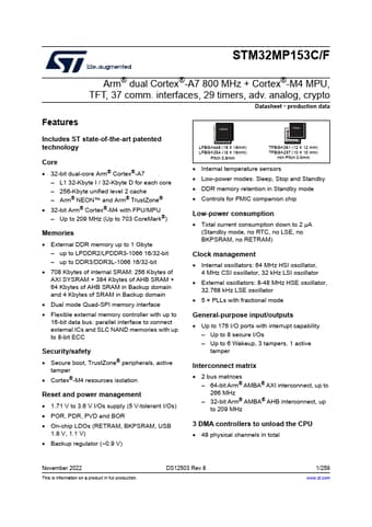  Datasheet Preview Page 1