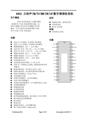  Datasheet Preview Page 1