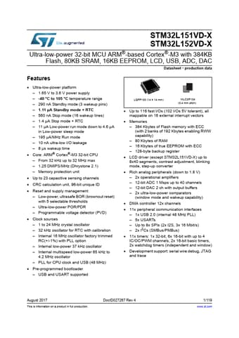 Datasheet Preview Page 1