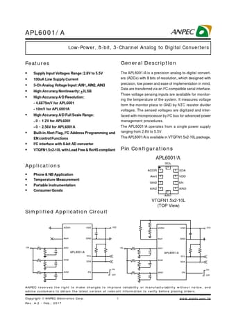  Datasheet Preview Page 1