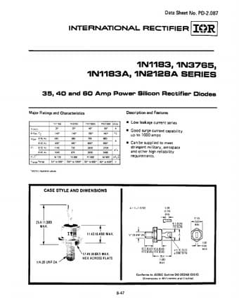  Datasheet Preview Page 1