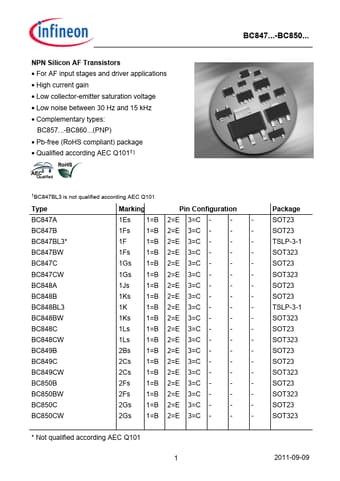  Datasheet Preview Page 1