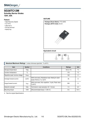  Datasheet Preview Page 1