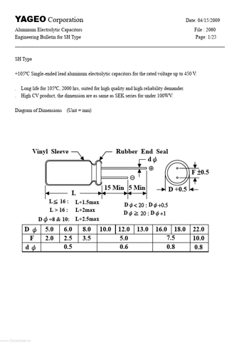  Datasheet Preview Page 1