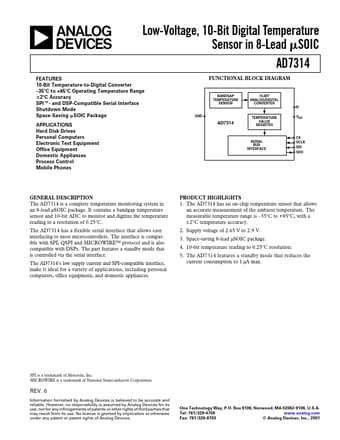  Datasheet Preview Page 1