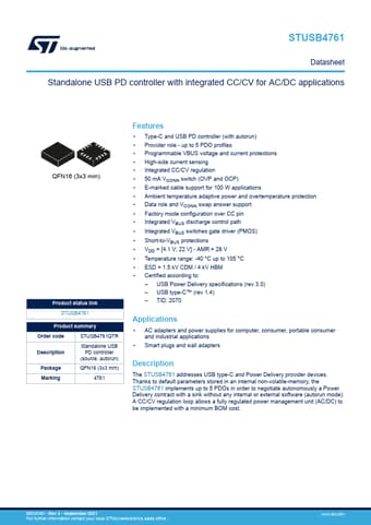  Datasheet Preview Page 1