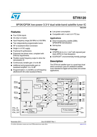  Datasheet Preview Page 1
