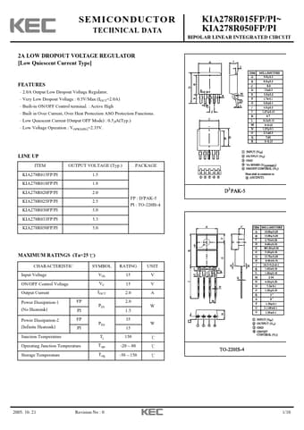  Datasheet Preview Page 1