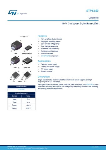  Datasheet Preview Page 1
