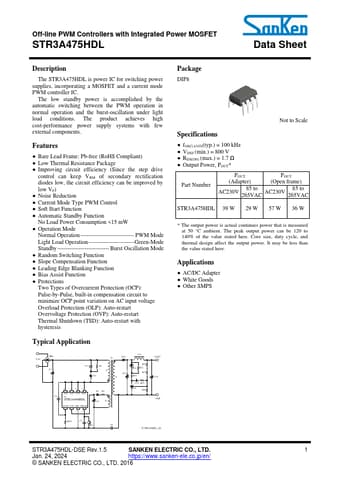  Datasheet Preview Page 1