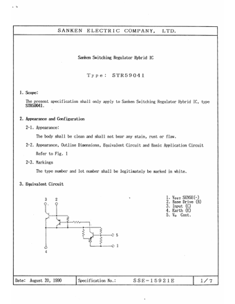  Datasheet Preview Page 1