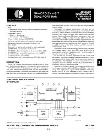  Datasheet Preview Page 1
