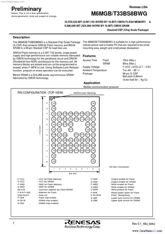 Datasheet Preview Page 1