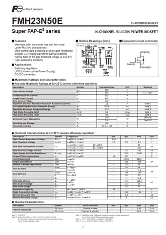  Datasheet Preview Page 1