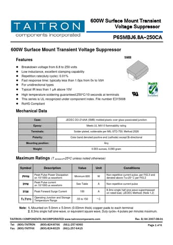  Datasheet Preview Page 1