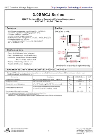  Datasheet Preview Page 1
