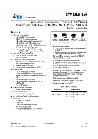  Datasheet Preview Page 1