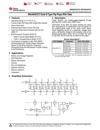  Datasheet Preview Page 1