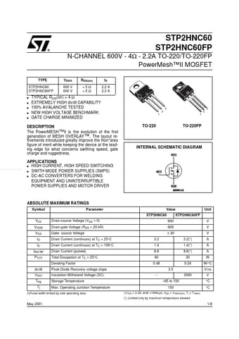  Datasheet Preview Page 1