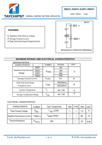  Datasheet Preview Page 1