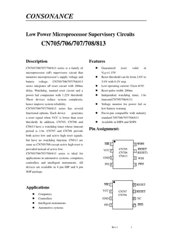  Datasheet Preview Page 1