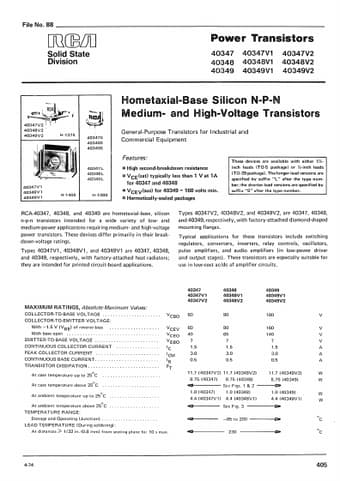  Datasheet Preview Page 1