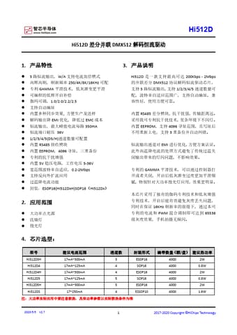 Datasheet Preview Page 1