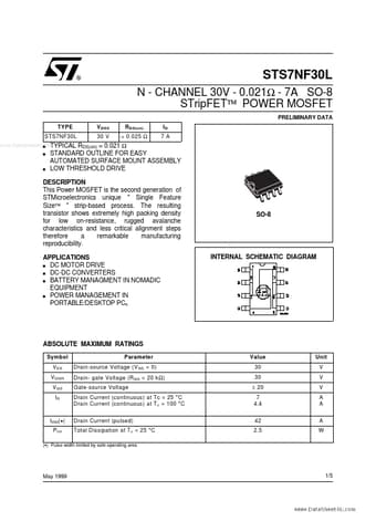 Datasheet Preview Page 1