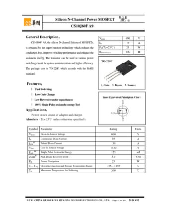  Datasheet Preview Page 1