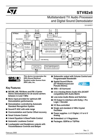  Datasheet Preview Page 1