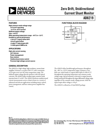  Datasheet Preview Page 1