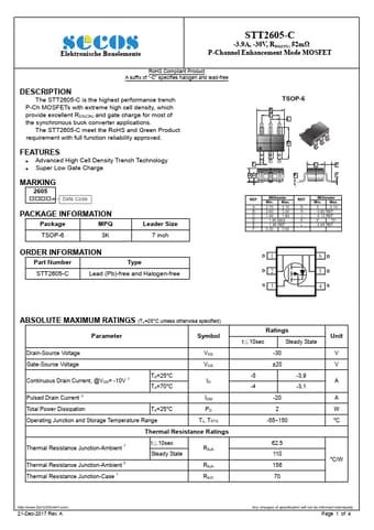 Datasheet Preview Page 1