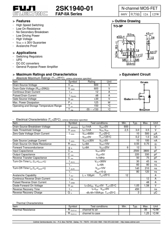  Datasheet Preview Page 1